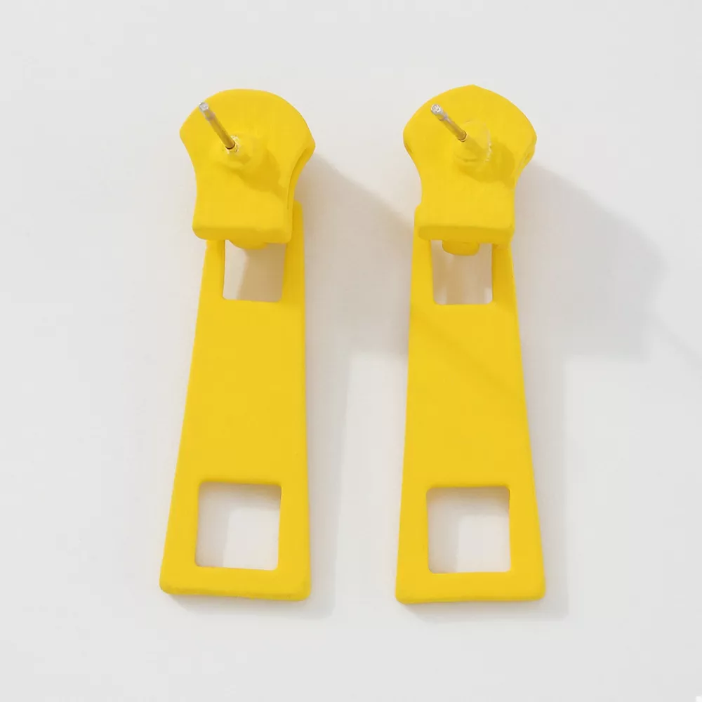 Colorful Zipper Drop Earrings, image 6