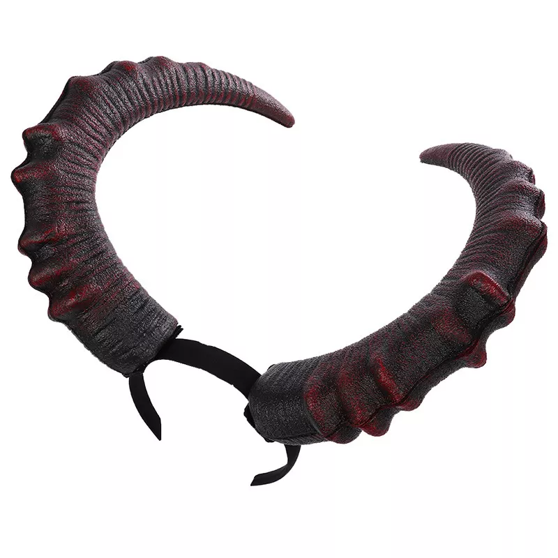 Halloween Gothic Big Horn Headband, image 2