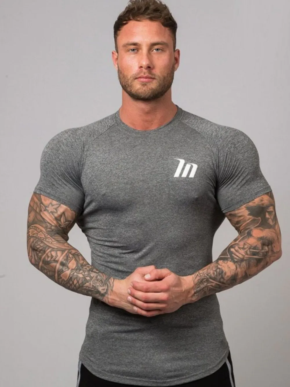 Men's Plus Size Round Neck Short Sleeve T-Shirt, image 7