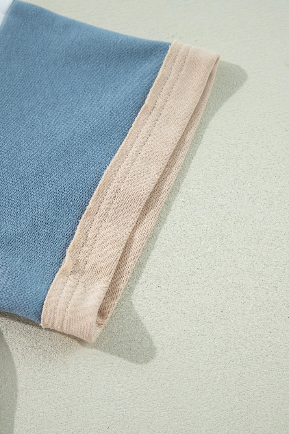 Color Block Patchwork Side Split Tunic T Shirt, image 8