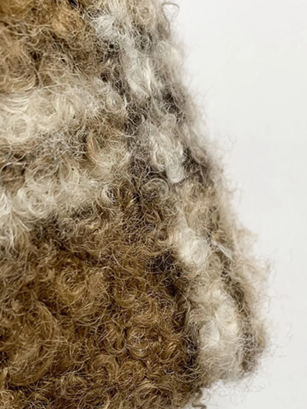 Fuzzy Polyester Mini Handbag with Zipper, image 3