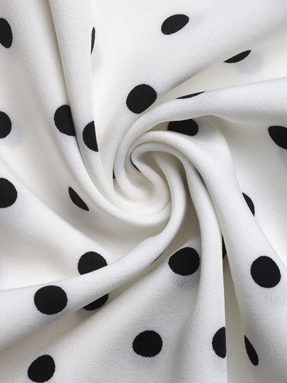 Bow Front Polka Dot Sleeveless Midi Dress, image 9