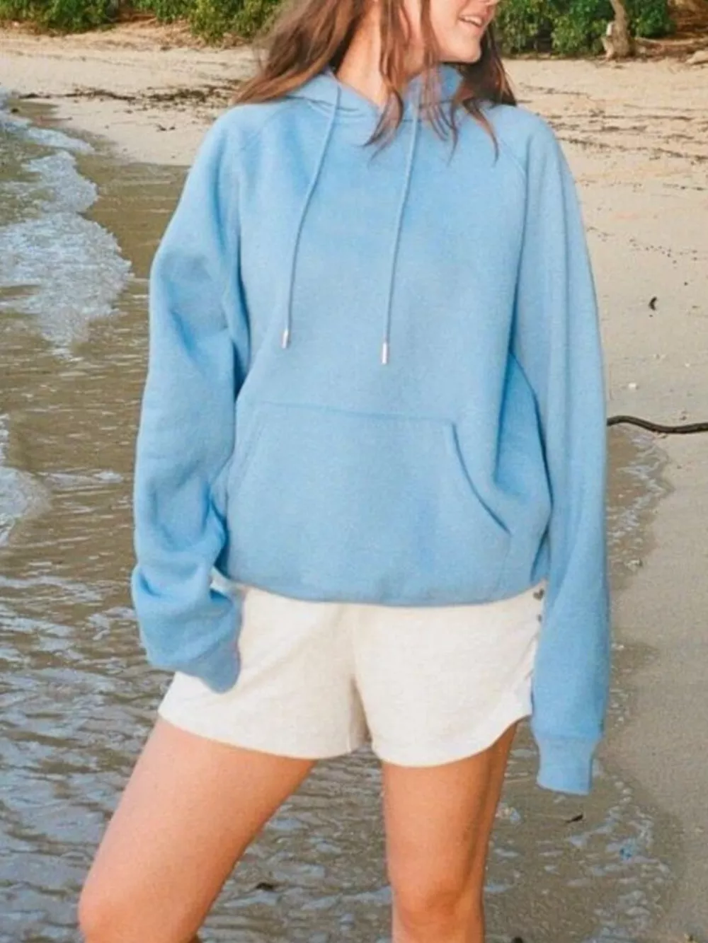 'Welcome Home' Graphic Raglan Sleeve Hoodie, image 7