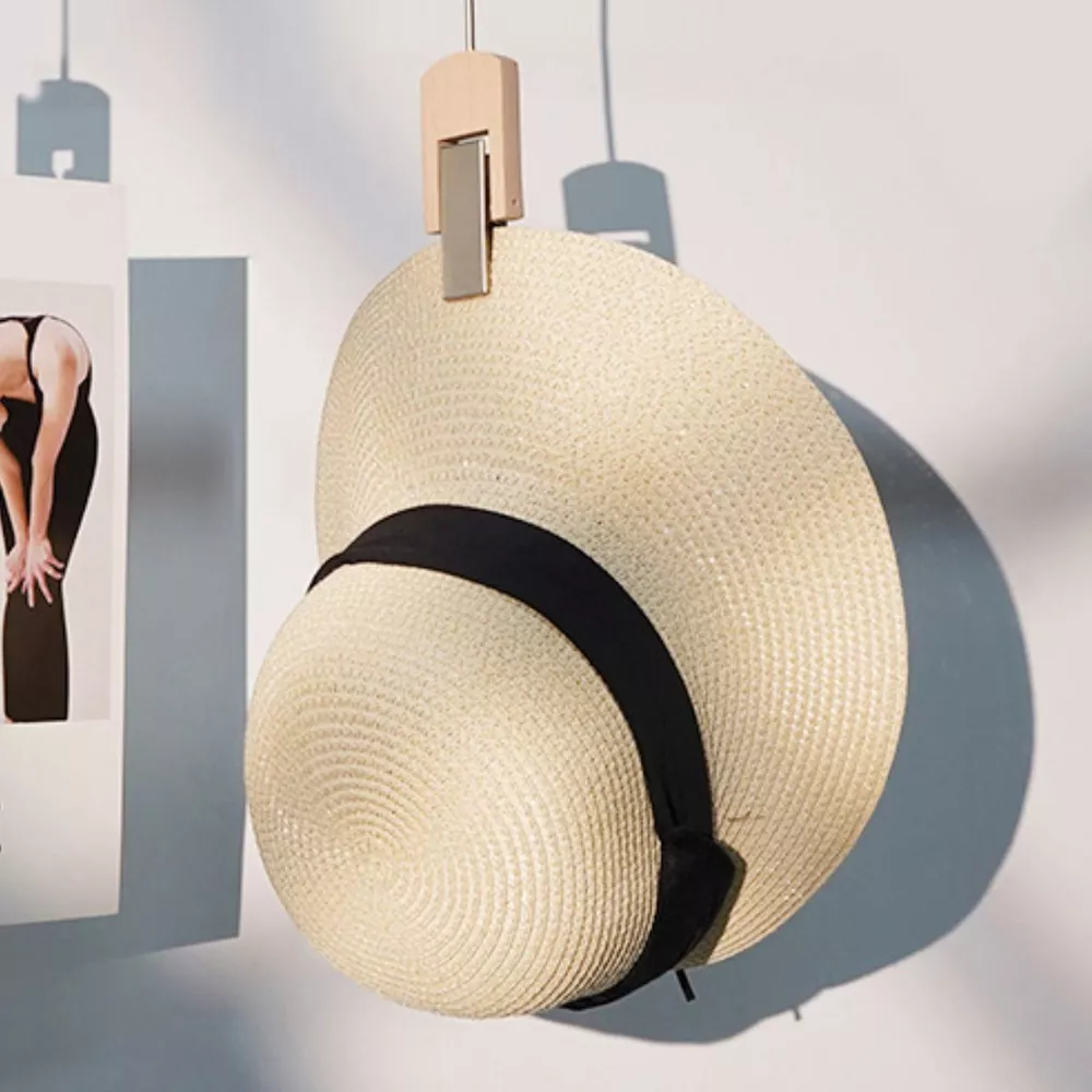 Wide Brim Straw Sun Hat