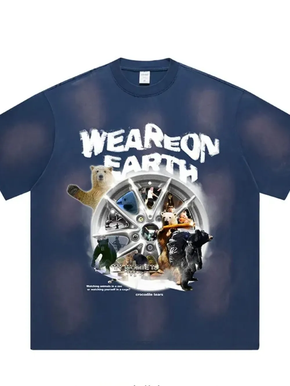 Men's Graphic Round Neck Short Sleeve T-Shirt, image 2
