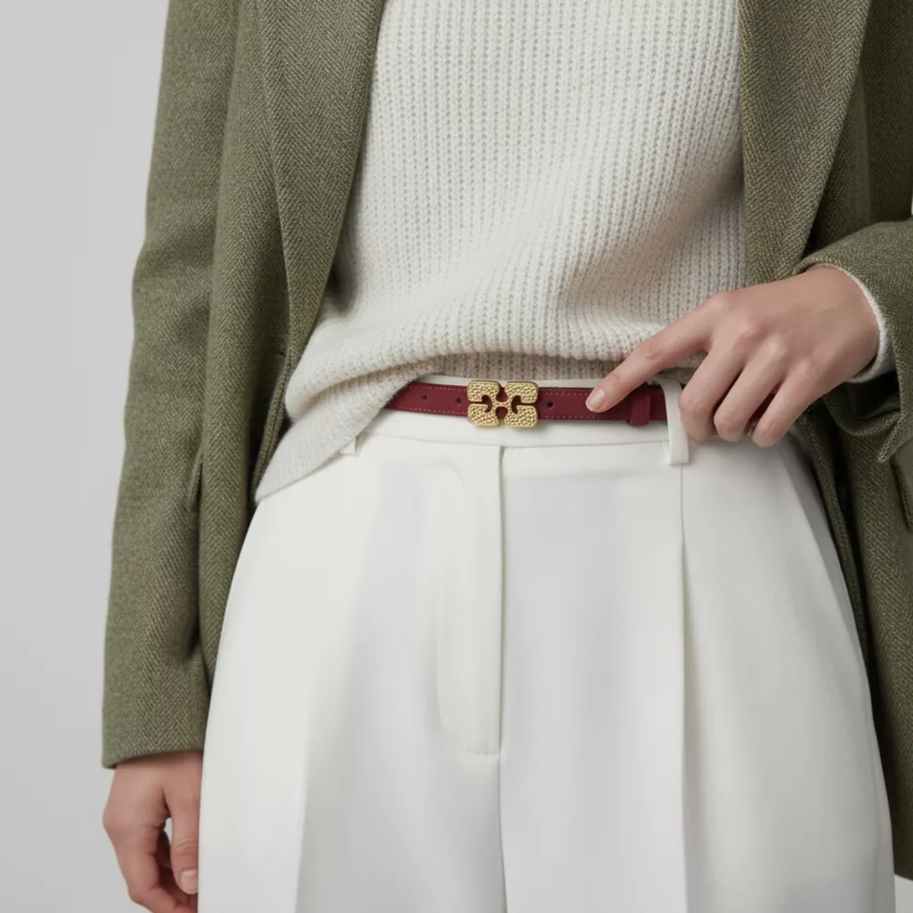 Buckle Skinny Belt, image 2