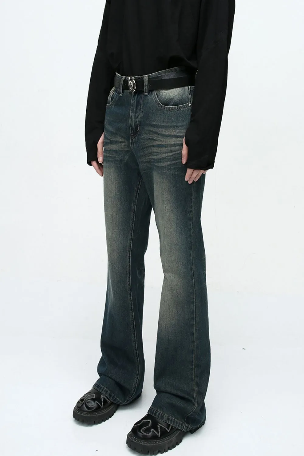 Bootcut Jeans with Pockets, image 2