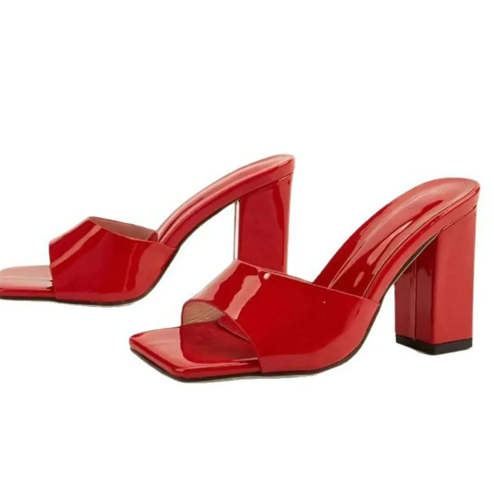Square Toe Block Heels Sandals, image 7