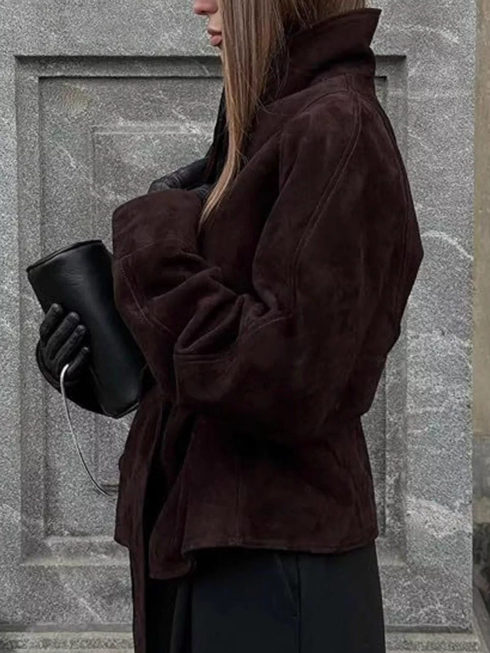 Tie Waist Vintage Style Jacket, image 2