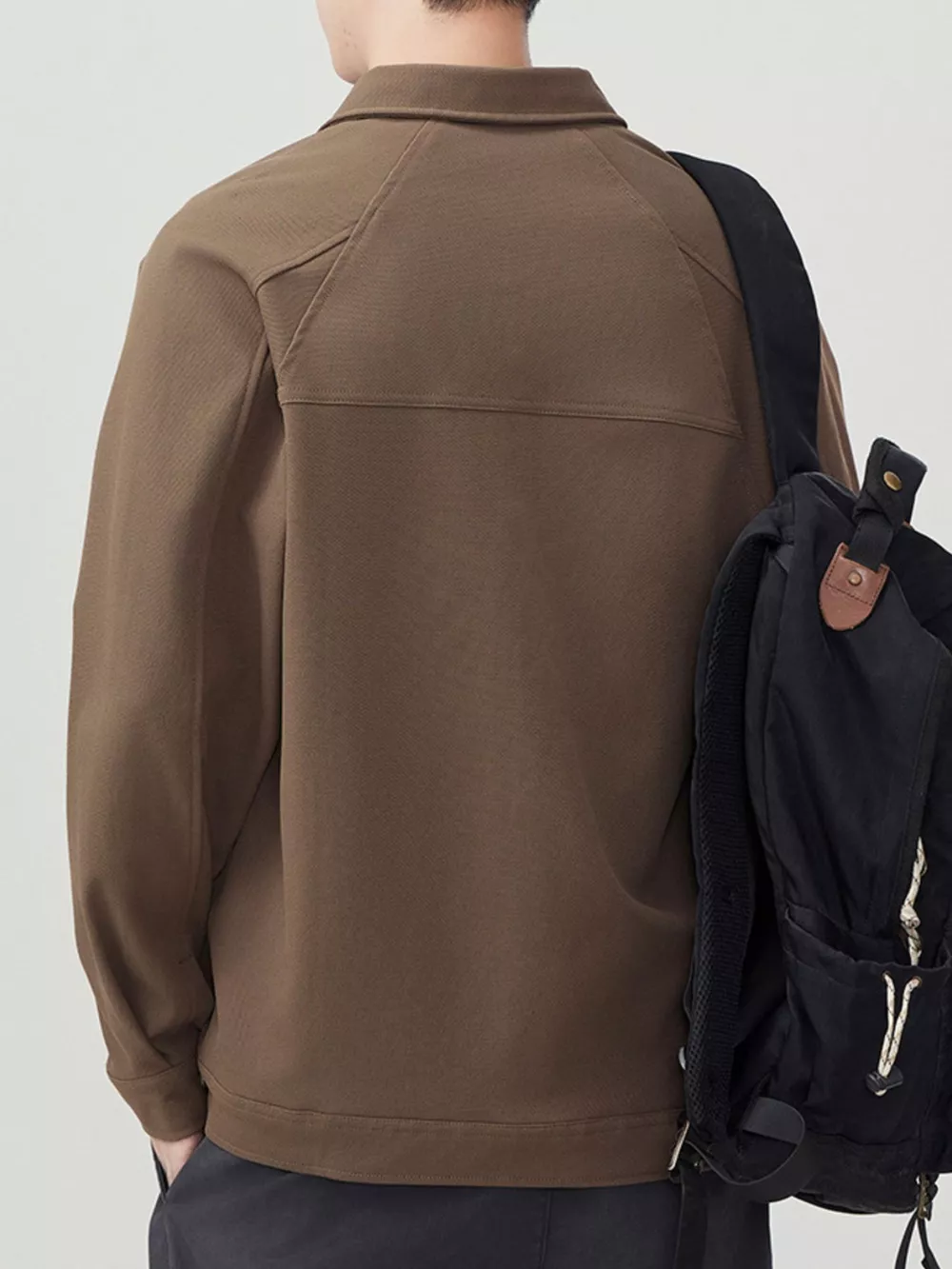 Men's Plus Size Button Up Long Sleeve Shirt, image 4