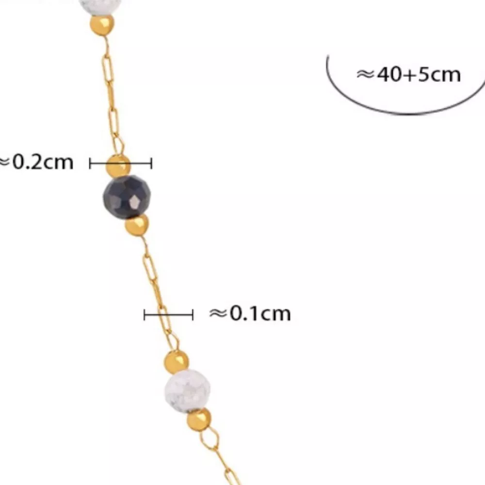 18K Gold-Plated Titanium Steel Necklace, image 3