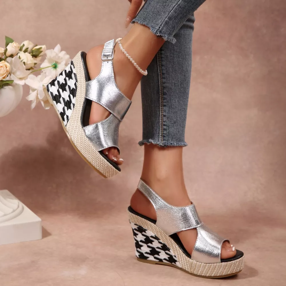 Open Toe Wedge Sandals, image 7