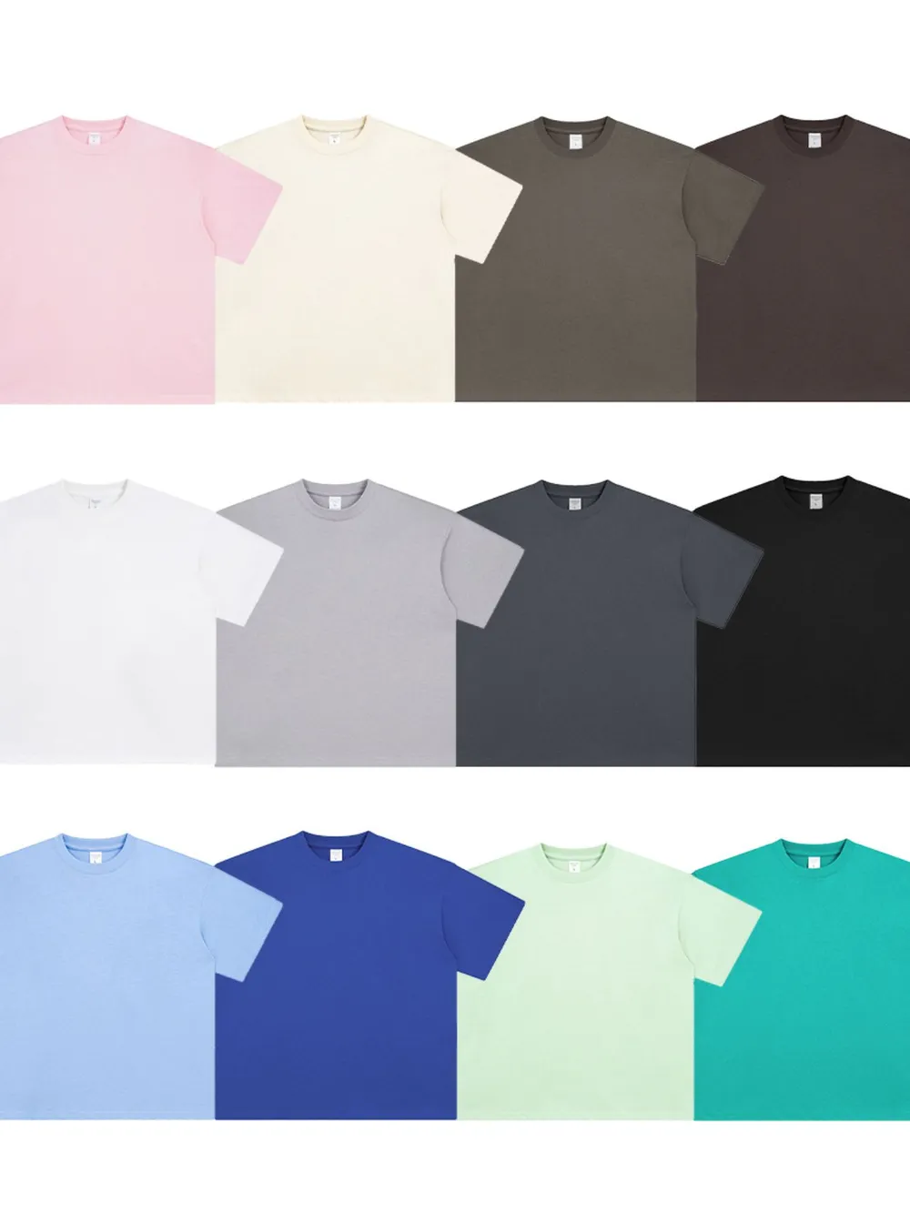 Men's Oversized Casual Round Neck T-Shirt, image 5