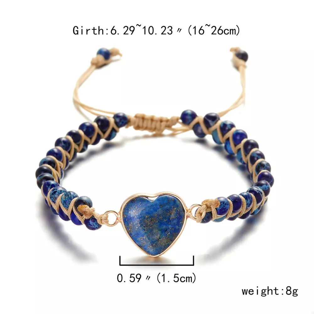 Heart Charm Beaded Bracelet, image 7