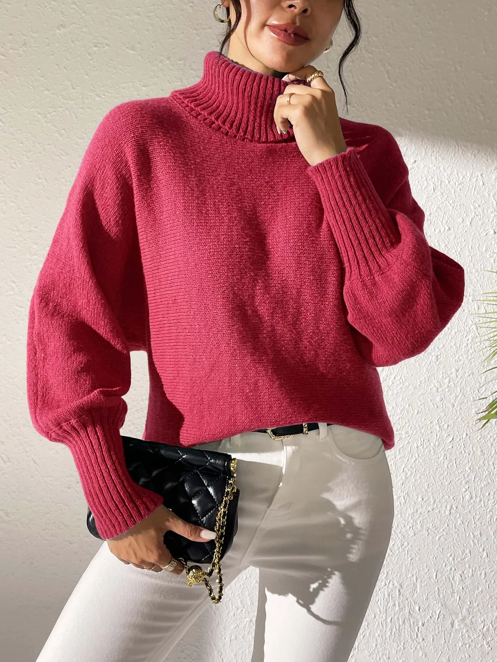 Turtleneck Long Sleeve Sweater, image 7