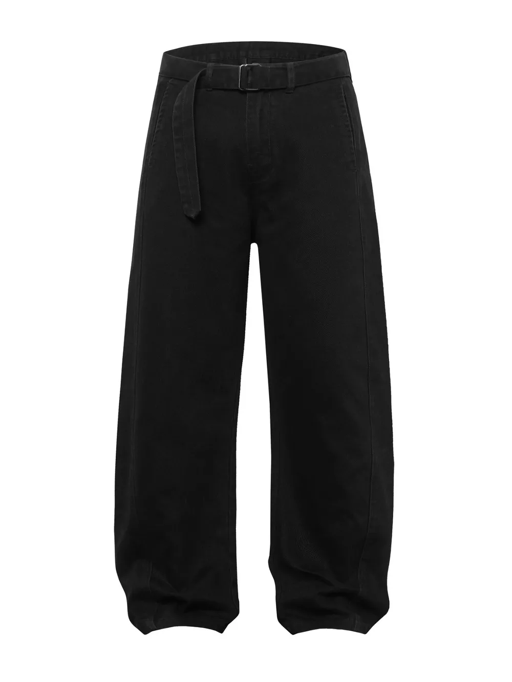 Men's Belted Wide-Leg Cargo Pants, image 7
