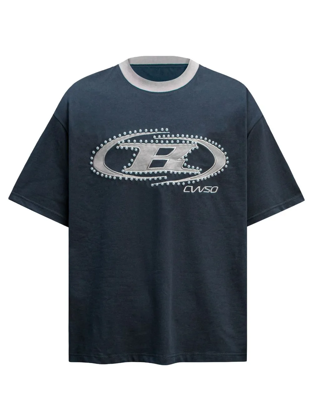 Men's Pearl Detail Short Sleeve T-Shirt, image 2