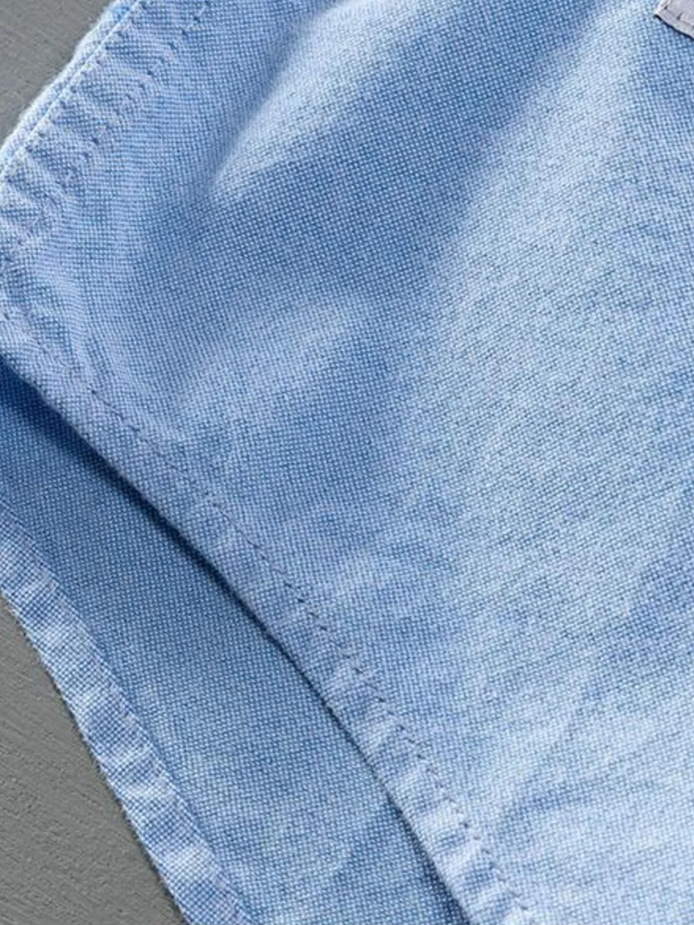 Men's Plus Size Button Up Long Sleeve Shirt, image 6
