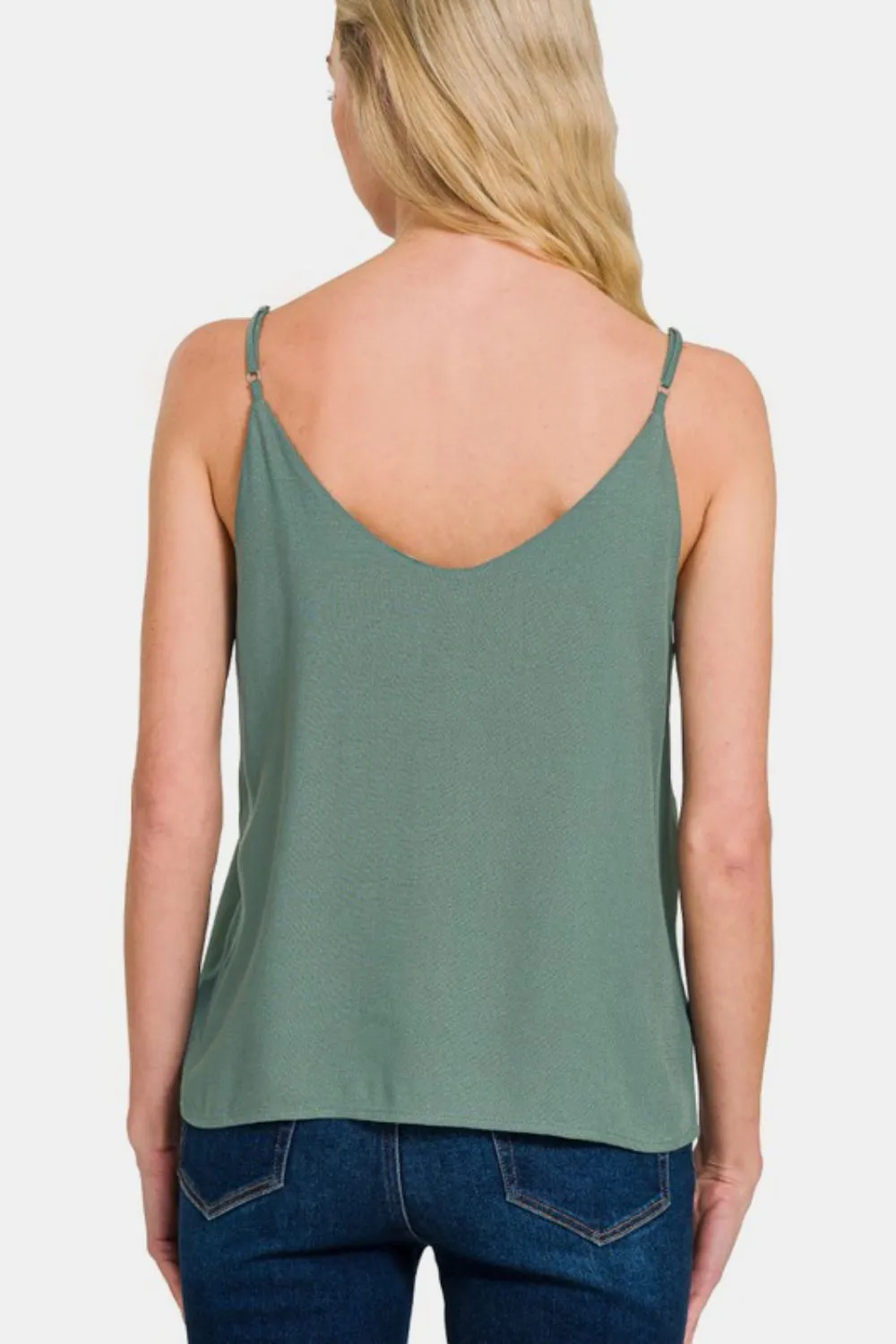 Two Layered Spaghetti Strap Cami, image 2
