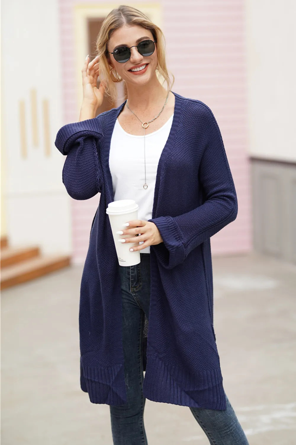 Open Front Long Sleeve Cardigan, image 24