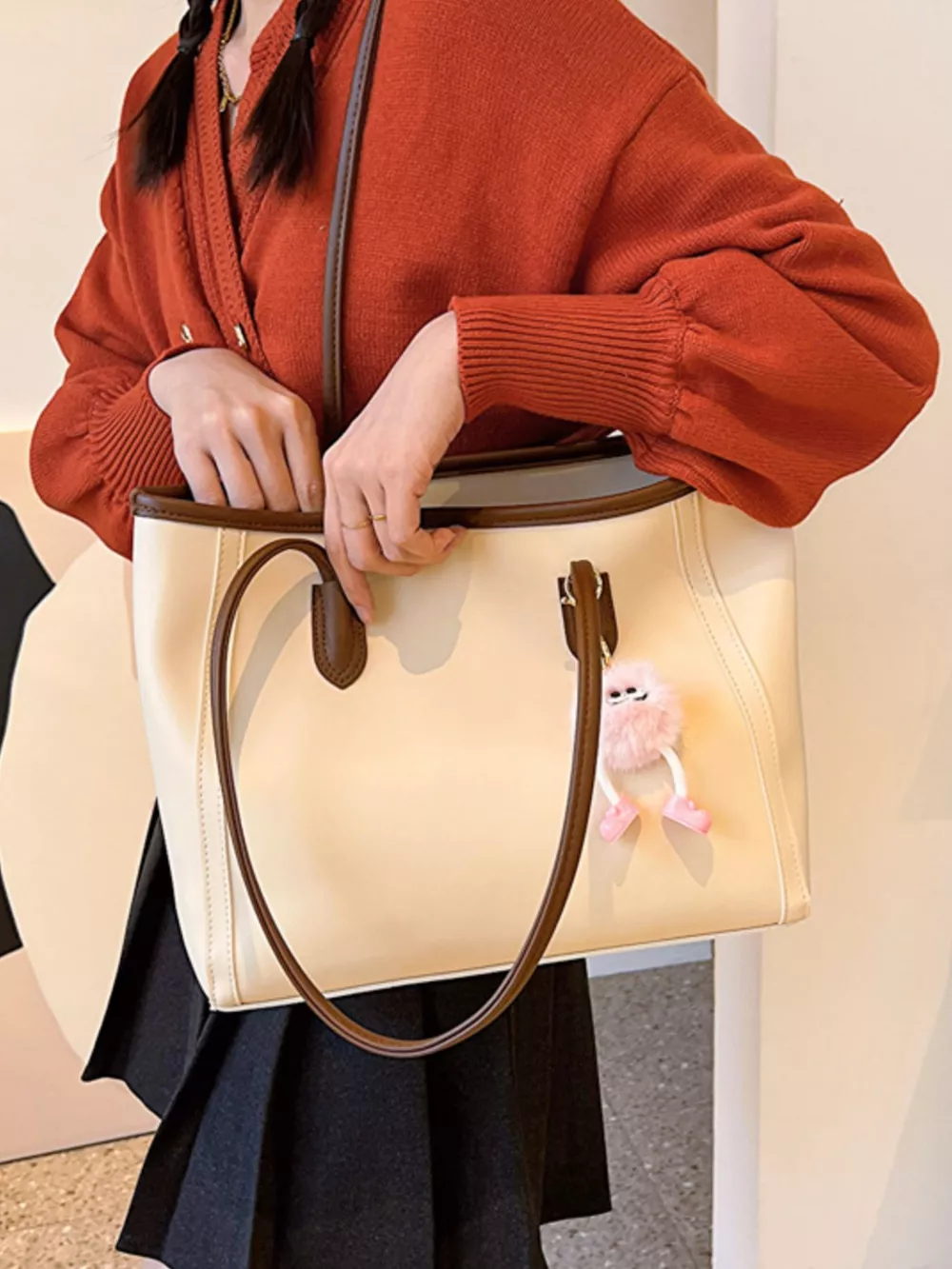 PU Leather Tote Bag, image 5