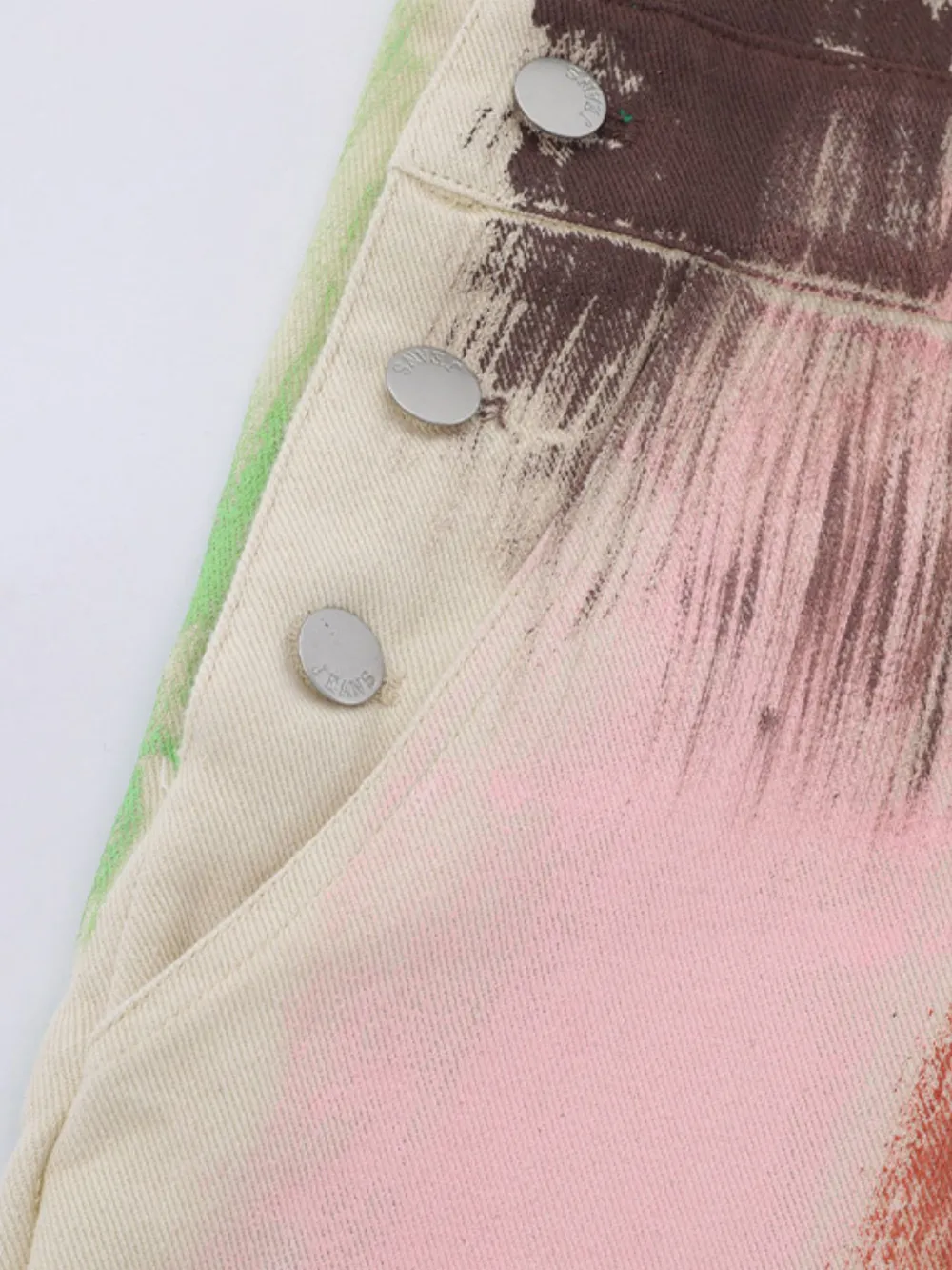 Colorful Wide Leg Overalls, image 9