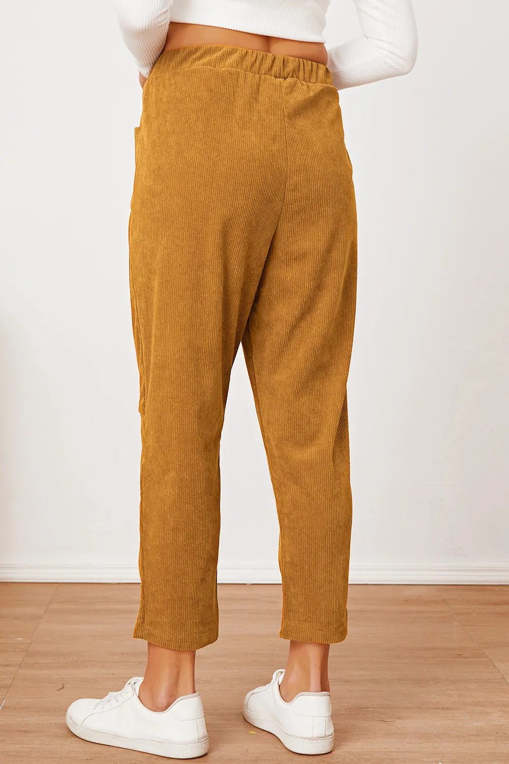 Pocketed Elastic Waist Pants, image 16