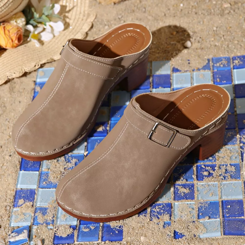 Round Toe Platform Slip-Ons, image 6