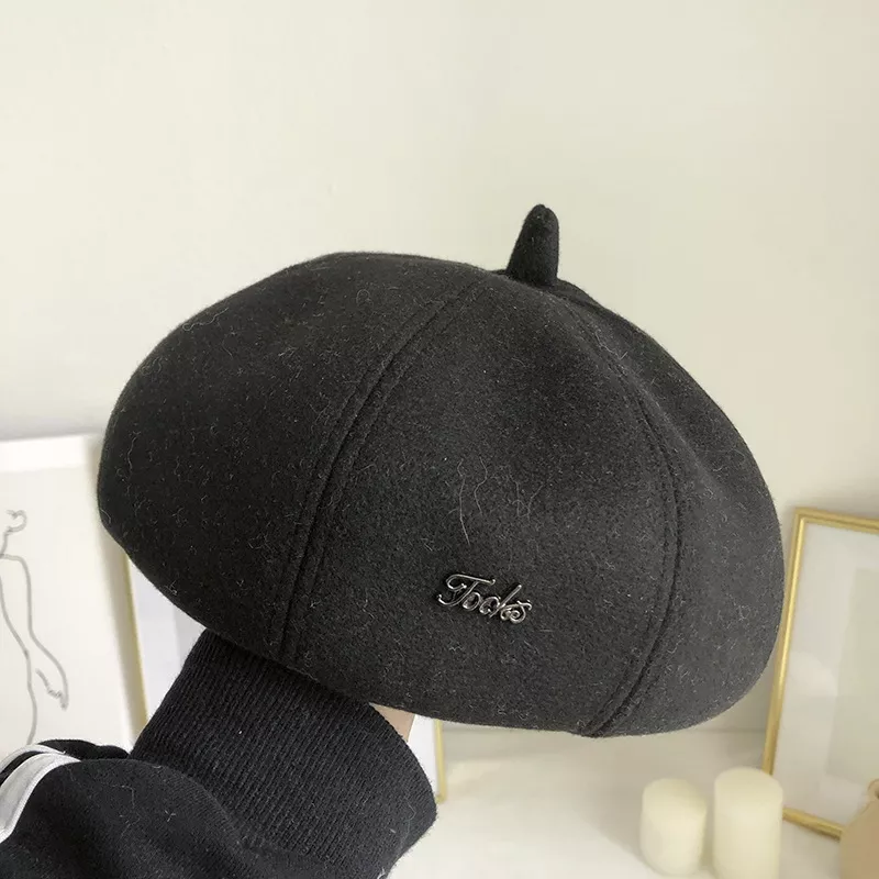 Solid Color Beret Hat, image 7