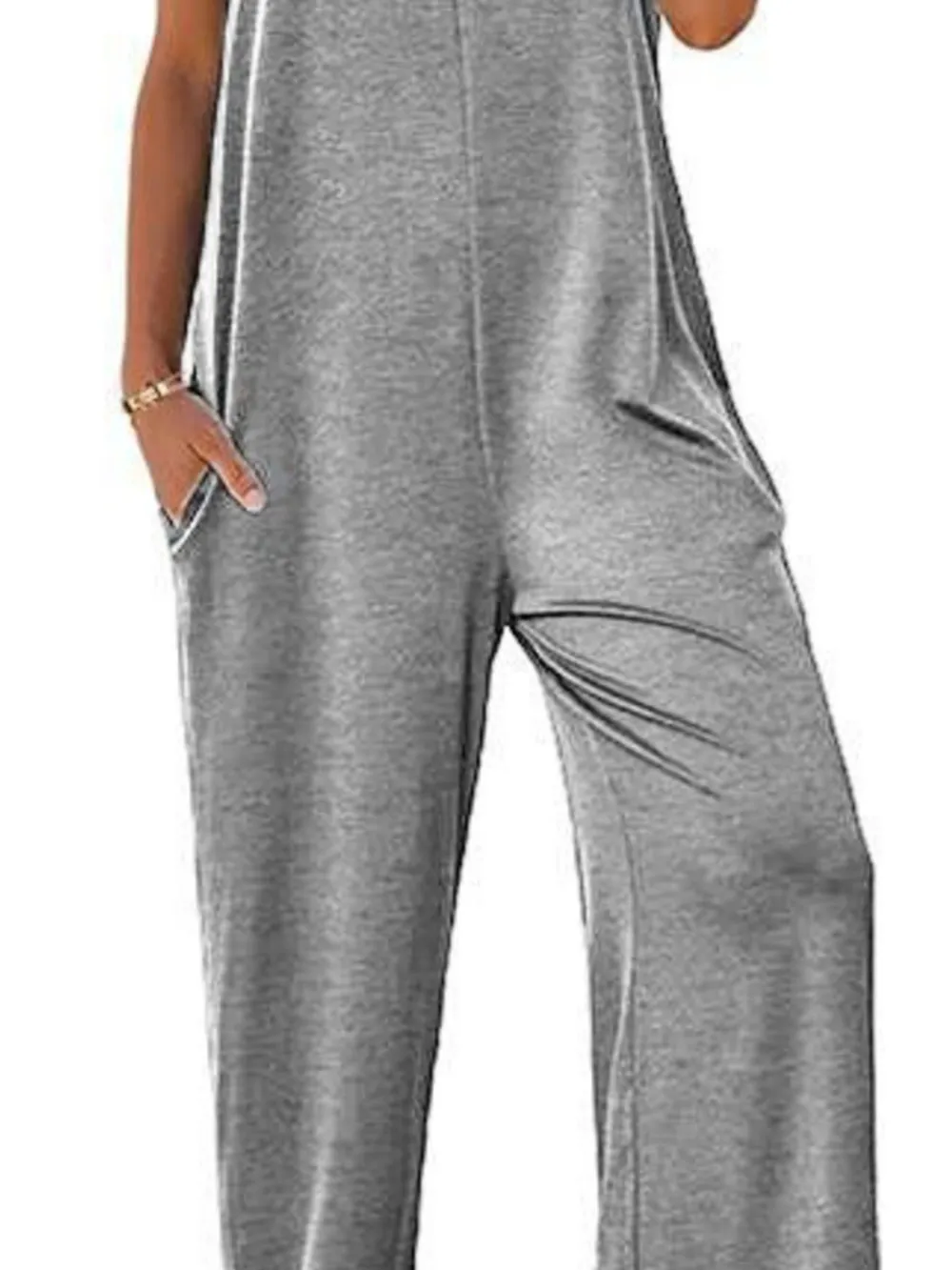 Sleeveless Wide Leg Casual Jumpsuit, image 16