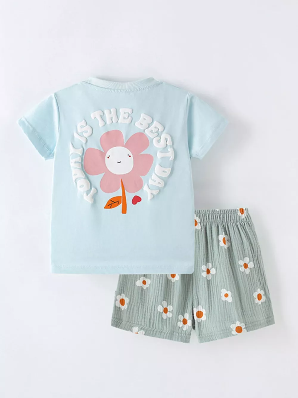 Children's Daisy T-Shirt and Shorts Set, image 2