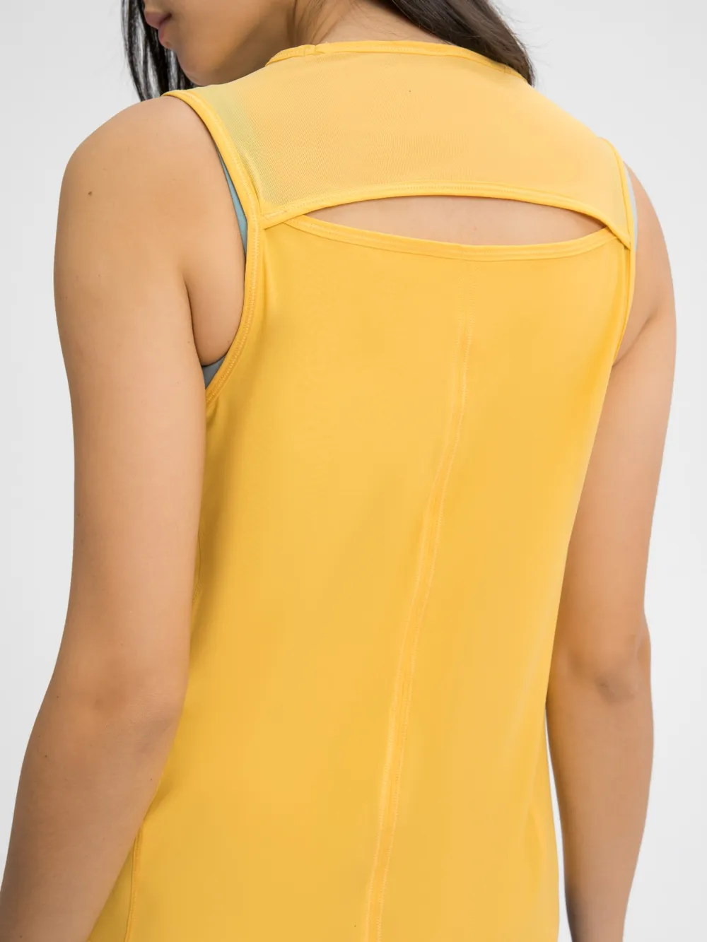 Cutout Back Round Neck Active Tank, image 24