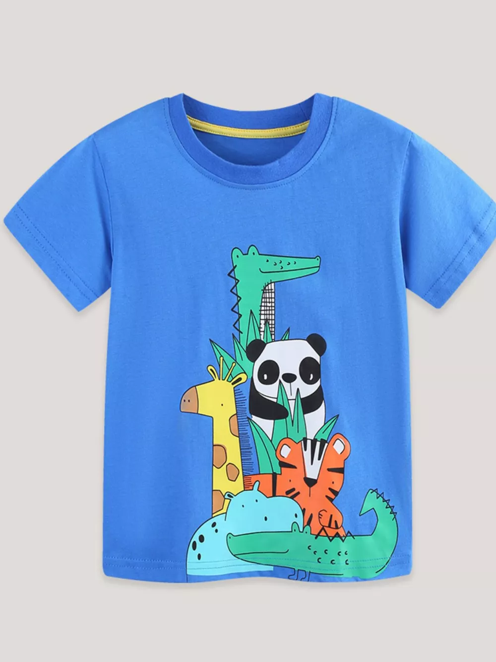 Children's Animal Print Crew Neck T-Shirt, image 2