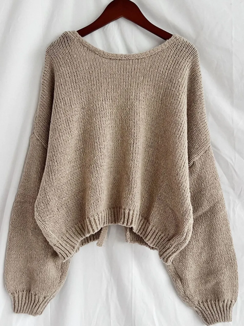 Tied Drop Shoulder Cardigan, image 19