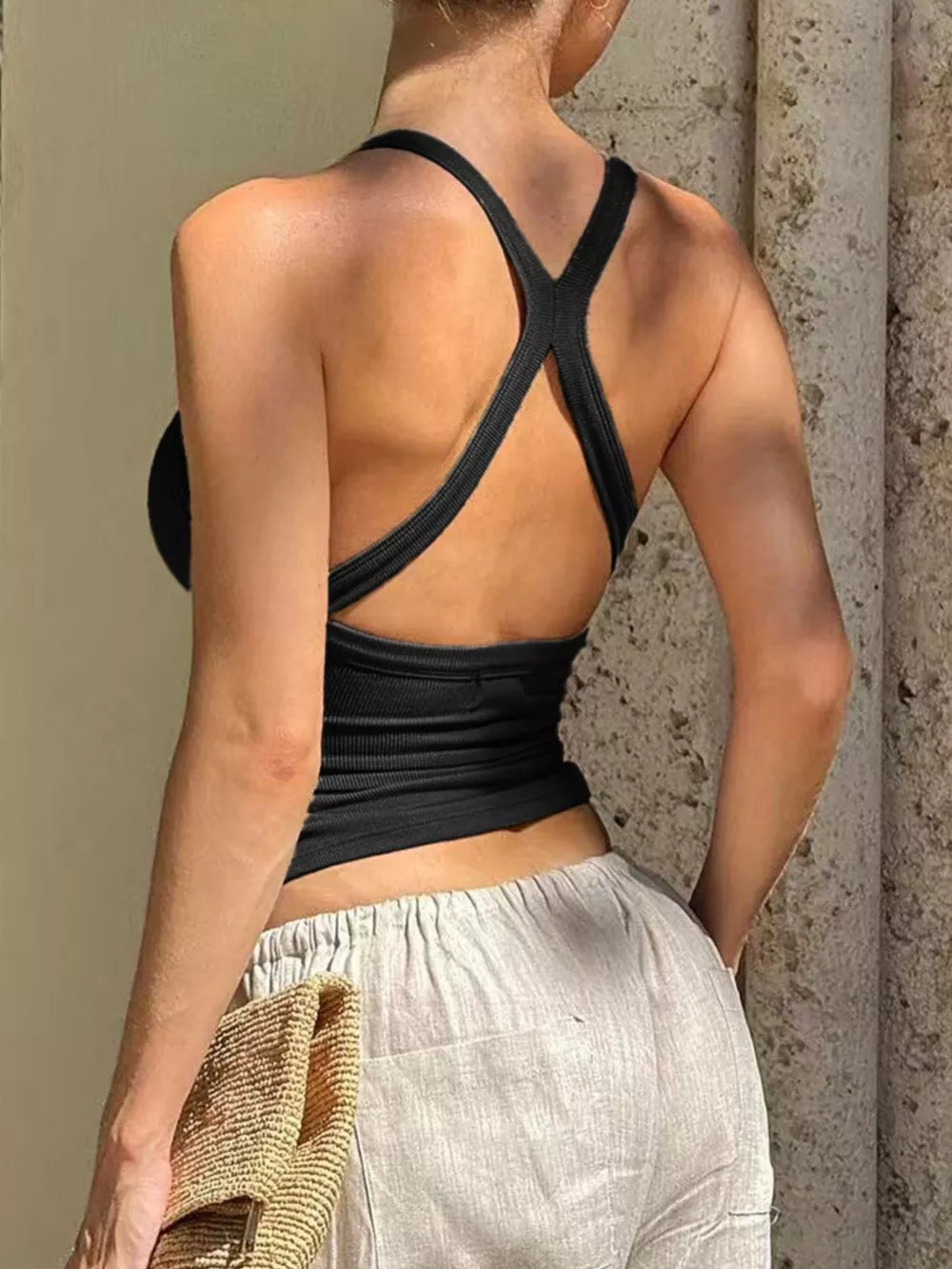 Crisscross Back Slim Fit Cami, image 8