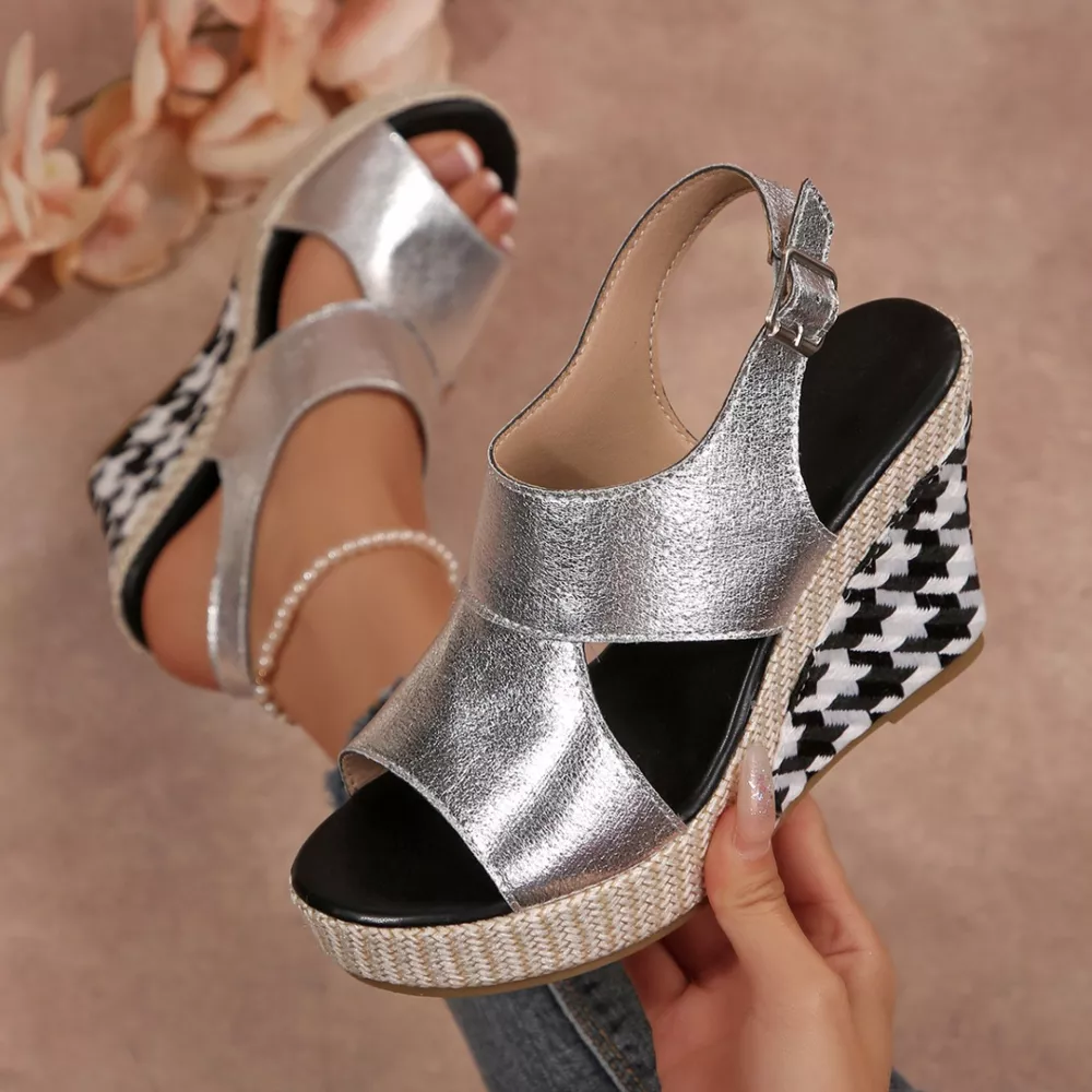 Open Toe Wedge Sandals, image 10