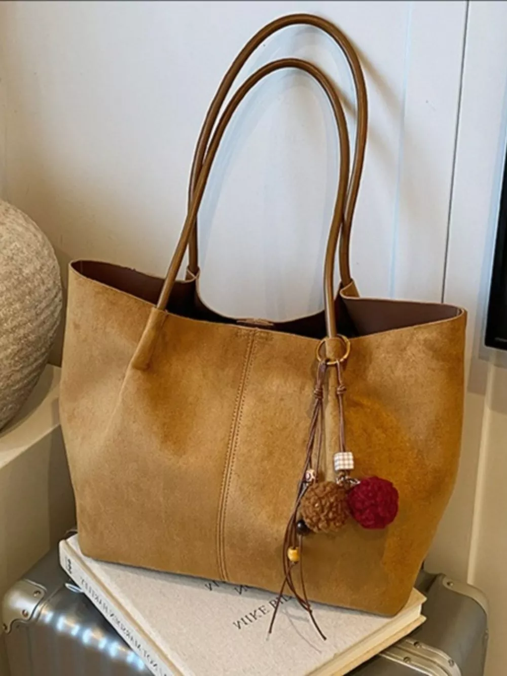 Solid Color Tote Bag, image 5
