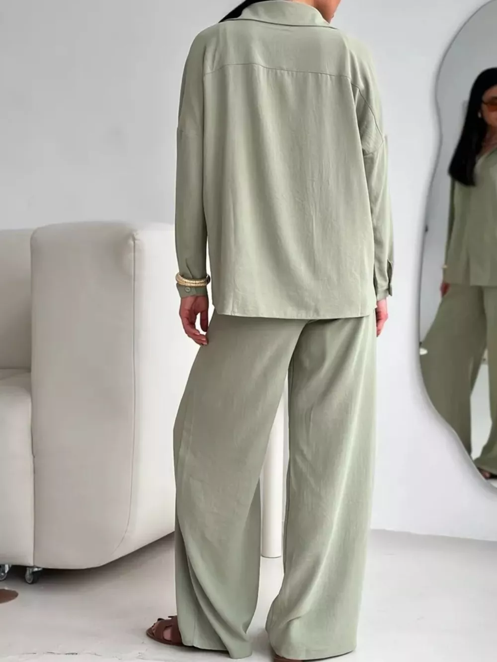 Button Down Shirt and Pants Set, image 11