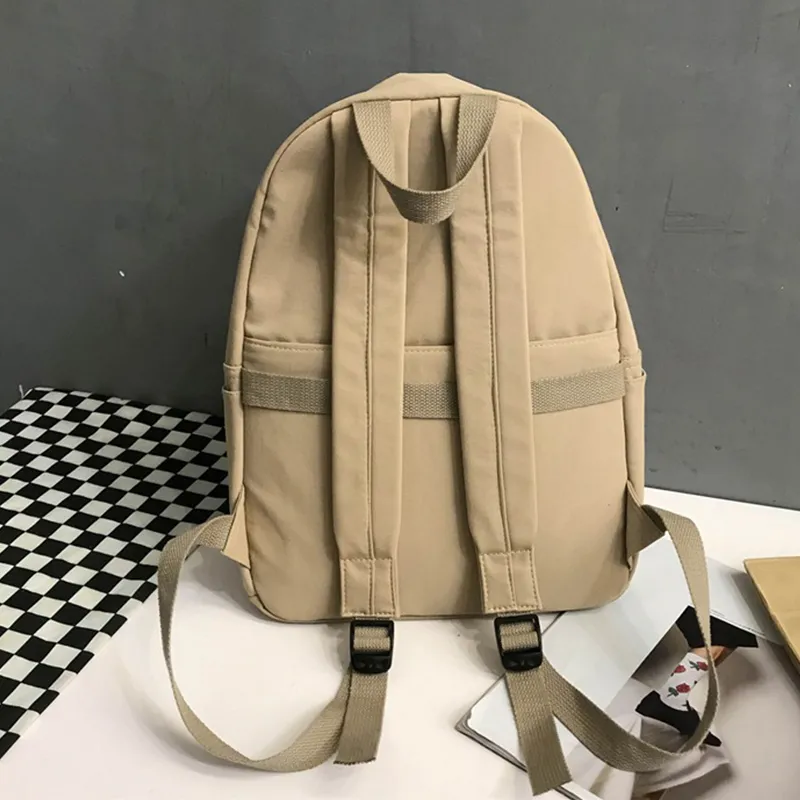 Zip Cotton Backpack Bag, image 5