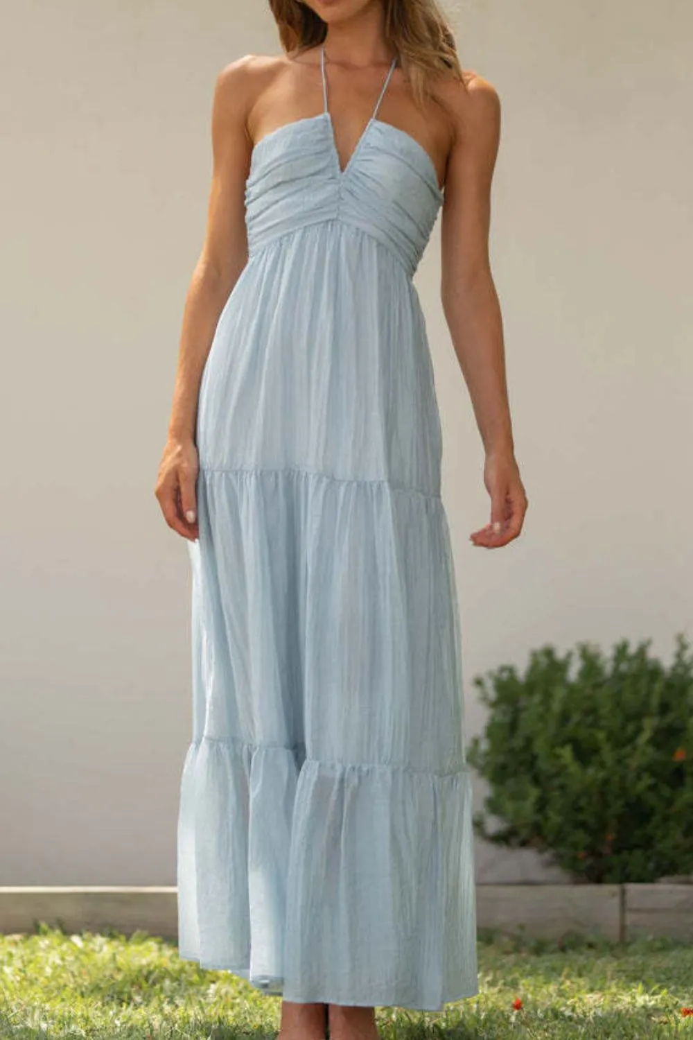 Tiered Halter Neck Cami Dress, image 9