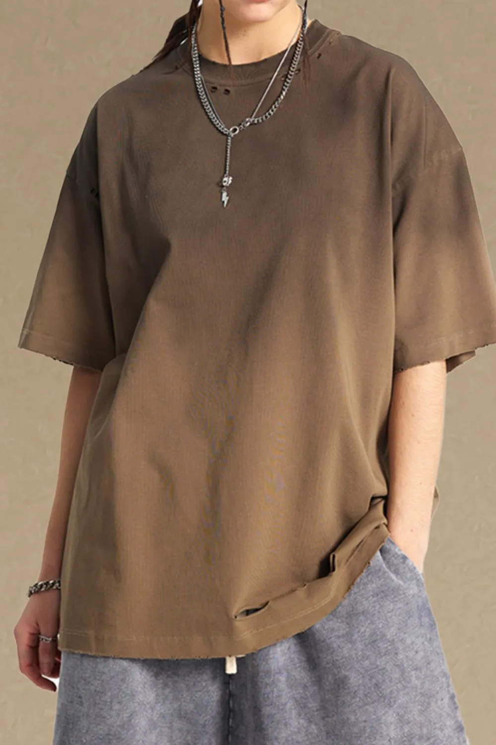 Men's Round Neck Half Sleeve T-Shirt, image 6