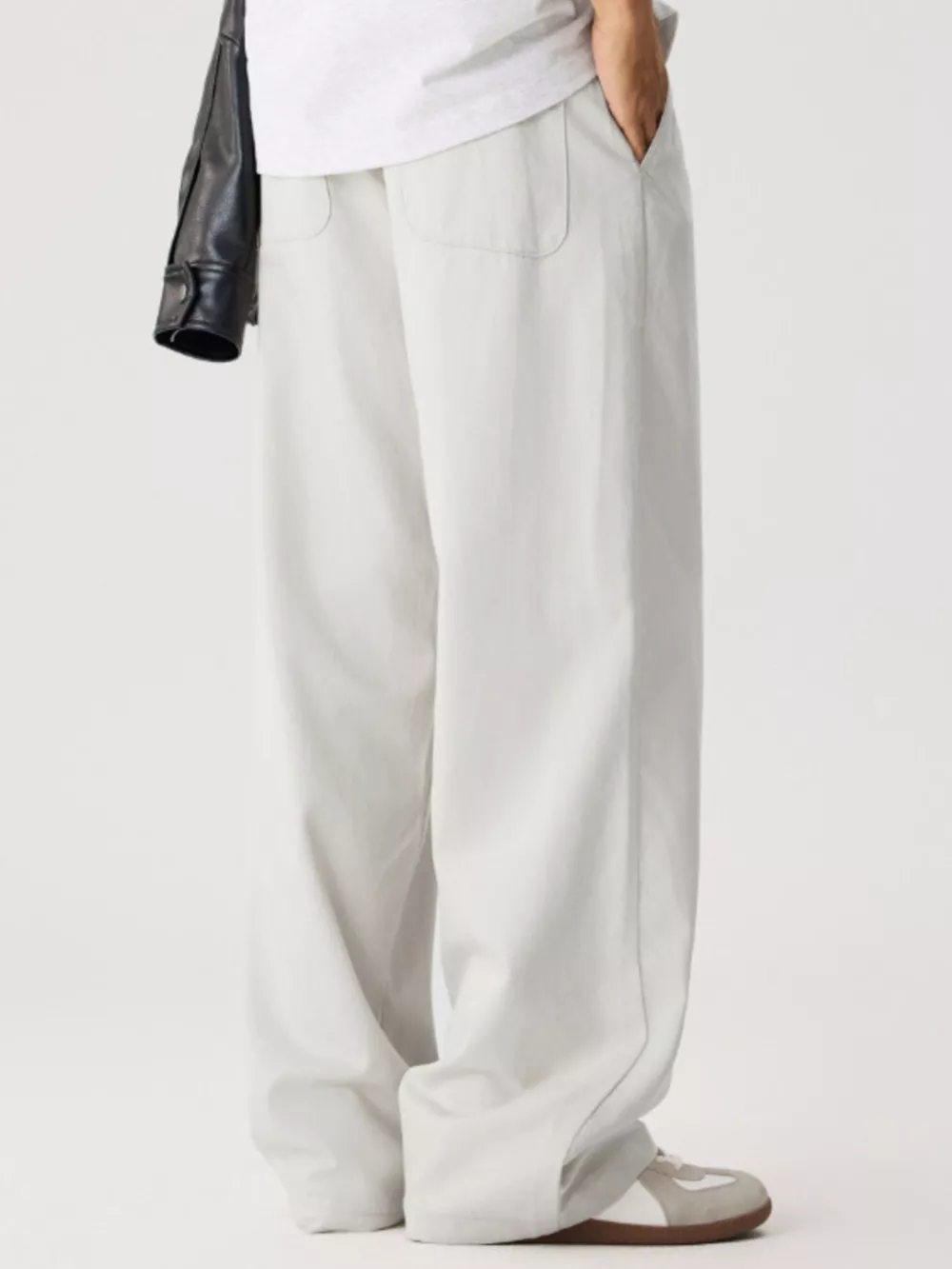 Men's Relaxed Fit Pants with Pockets, image 12