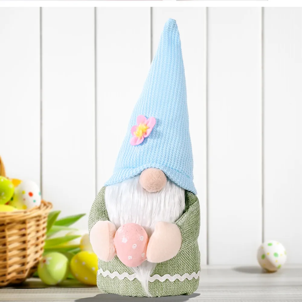 Easter Knitted Hat Faceless Doll, image 6
