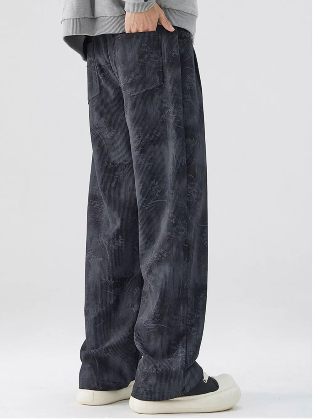 Men's Full Size Wide-Leg Relaxed Fit Pants Plus Size, image 3