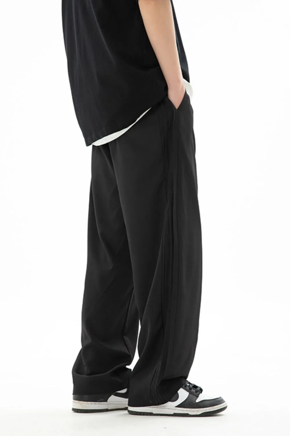 Men's Plus Size Drawstring Loose Fit Pants