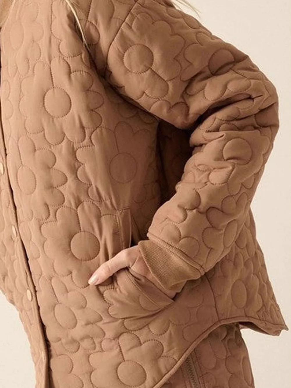Textured Snap Down Outerwear, image 3