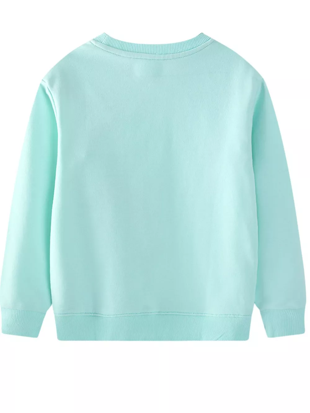 Children's Flower Embroidered Crew Neck Sweatshirt, image 3