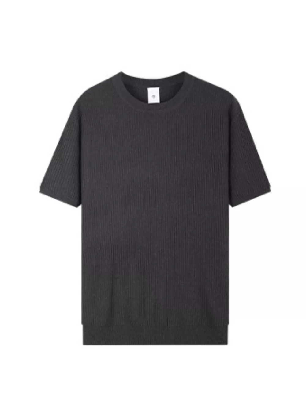 Men's Plus Size Ribbed Knit Relaxed Fit T-Shirt, image 4