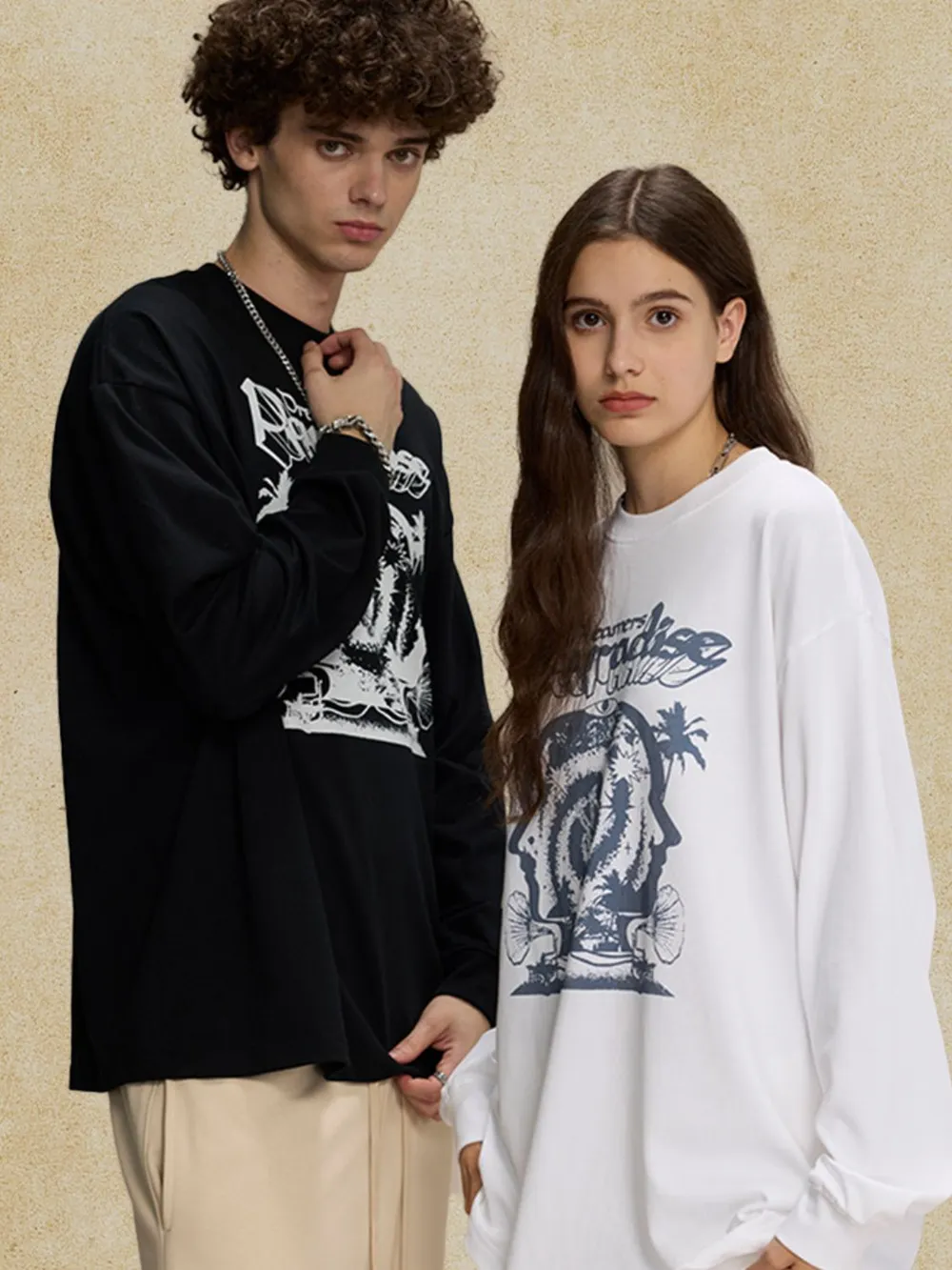 Men's Round Neck Graphic T-Shirt, image 4