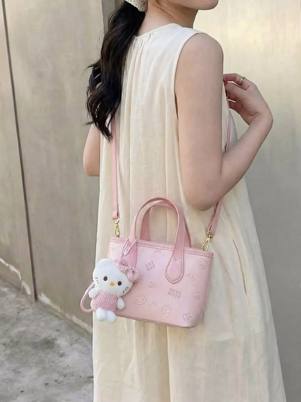 Cat Embossed Crossbody Bag, image 2